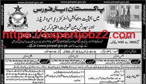 Advertisement of PAF Jobs