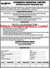 Advertisement of Syngenta Pakistan for Computer Operator Jobs