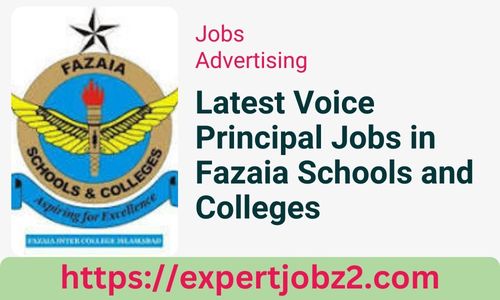 Latest Voice Principal Jobs in Fazaia Schools and Colleges