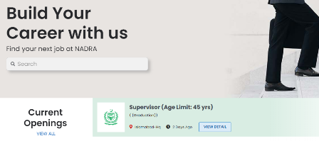 Online Apply for NADRA Jobs 2024