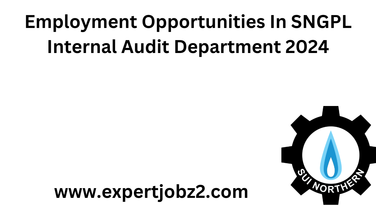 Employment Opportunities In SNGPL Internal Audit Department 2024